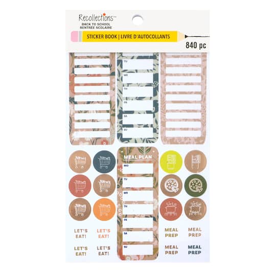 Back to School Floral Sticker Book by Recollections™